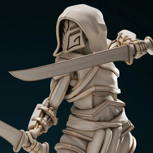 Onyx, Ironborn Fighter | D&D Miniature TTRPG Character | DND is a Woman - Tattles Told 3D