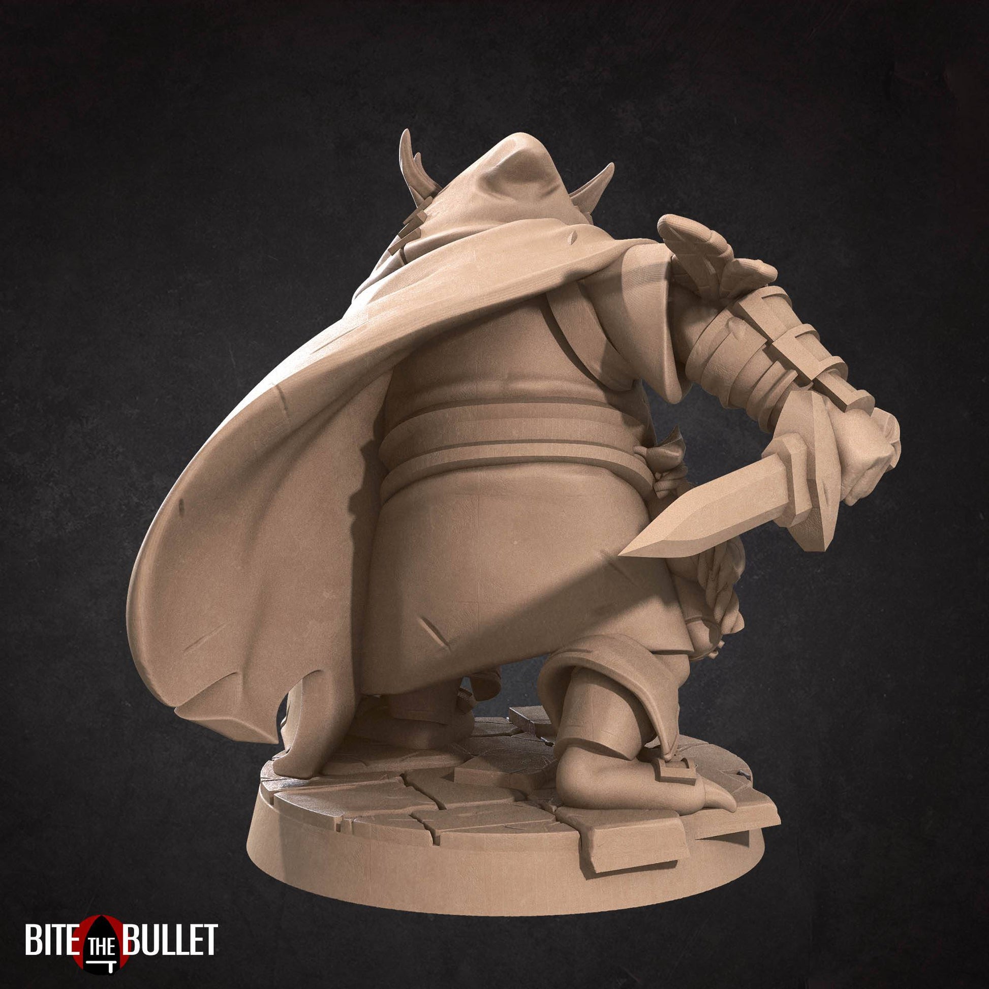 Owlfolk Rogue | D&D Miniature TTRPG Character | Bite the Bullet - Tattles Told 3D