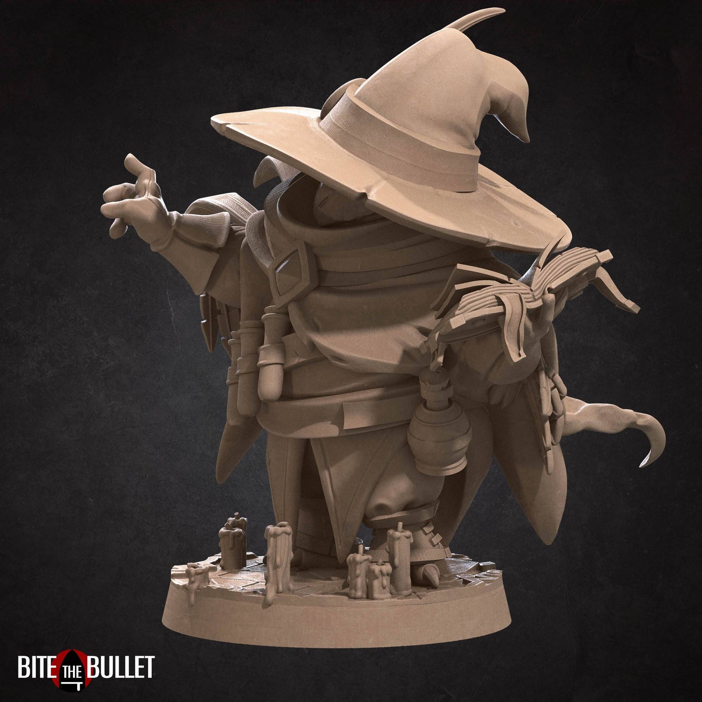 Owlfolk Wizard | D&D Miniature TTRPG Character | Bite the Bullet - Tattles Told 3D
