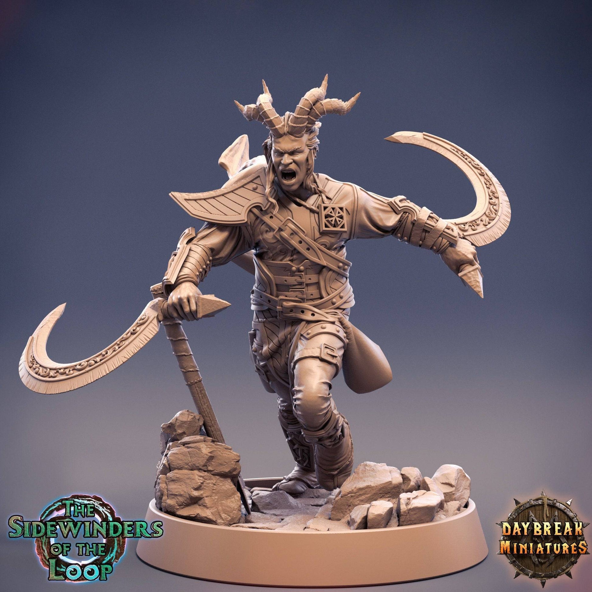 Patrice Pocketeer, Tiefling | TTRPG D&D Miniature | Daybreak Miniatures - Tattles Told 3D