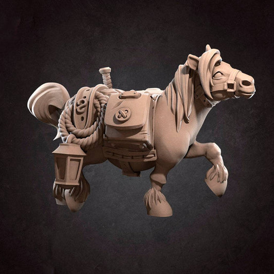 Pony | D&D Miniature TTRPG Character | Bite the Bullet - Tattles Told 3D