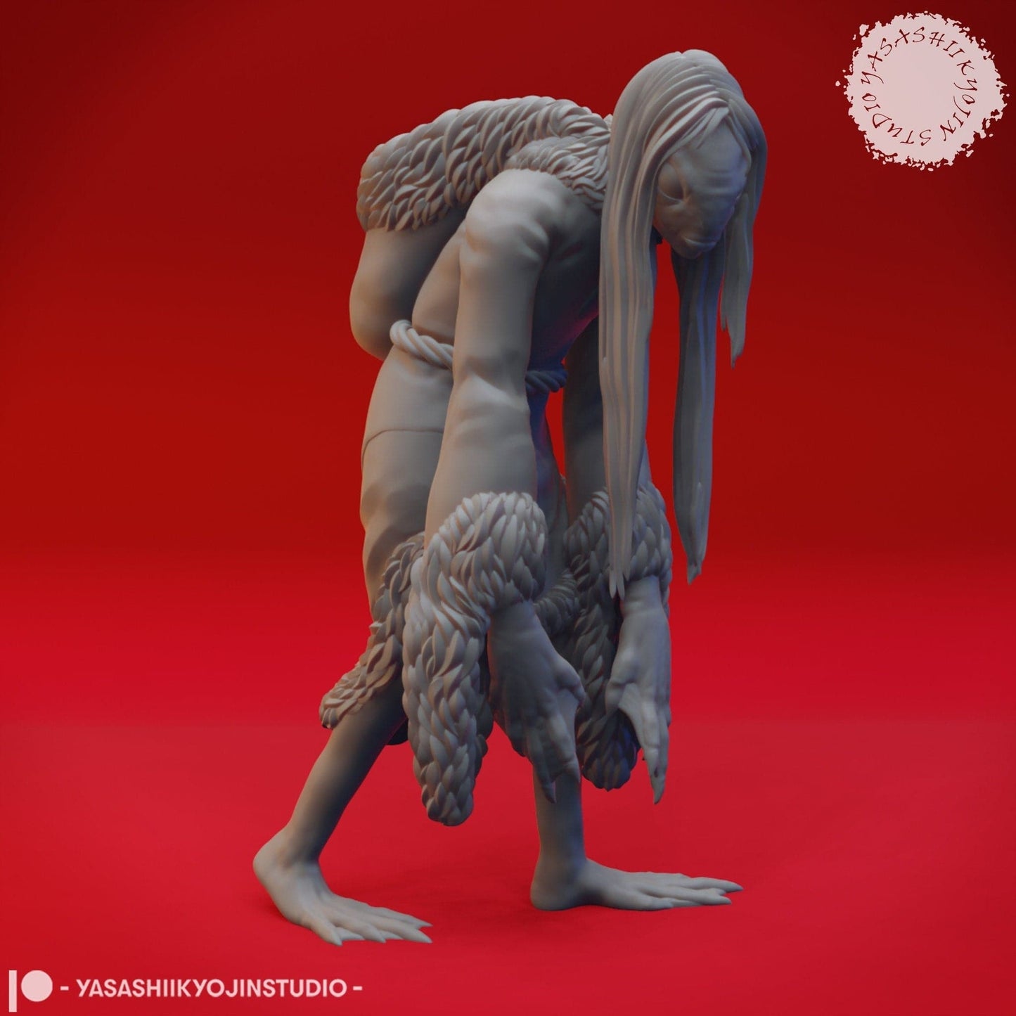 Qalupalik | TTRPG Monster Miniature | Yasashii Kyojin Studio - Tattles Told 3D