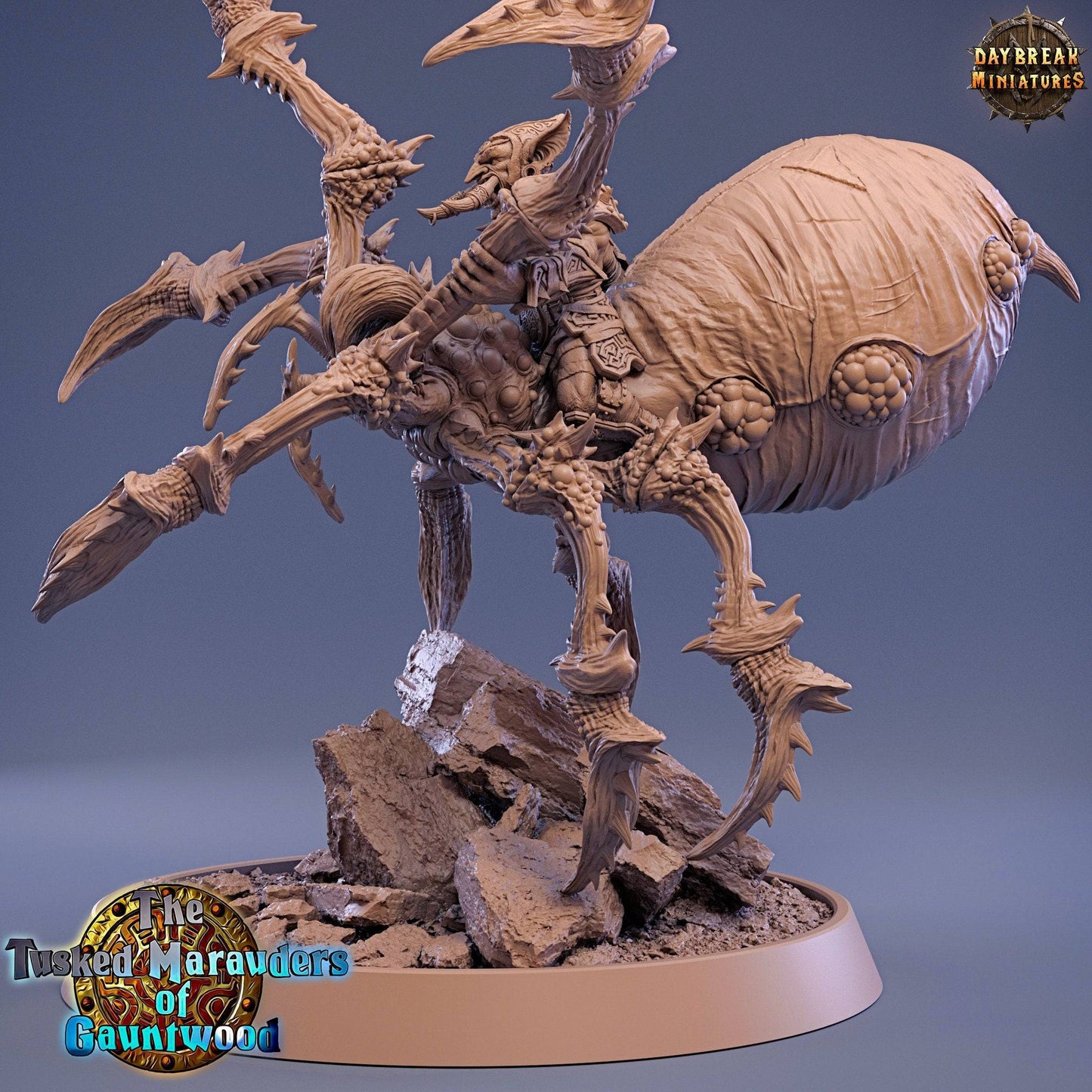 Raoul Pecker on Black Webber, Goblin | TTRPG D&D Miniature | Daybreak Miniatures - Tattles Told 3D