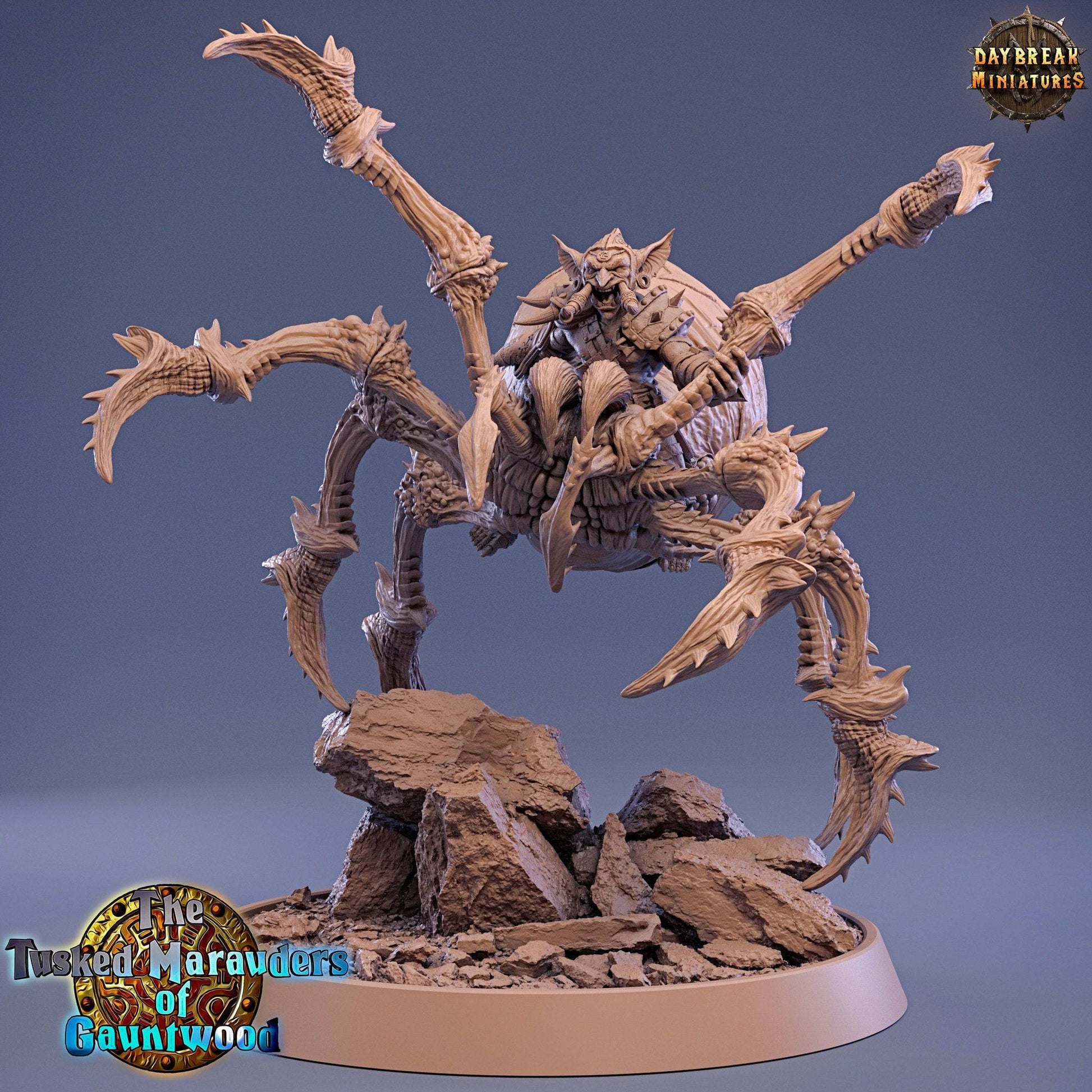 Raoul Pecker on Black Webber, Goblin | TTRPG D&D Miniature | Daybreak Miniatures - Tattles Told 3D