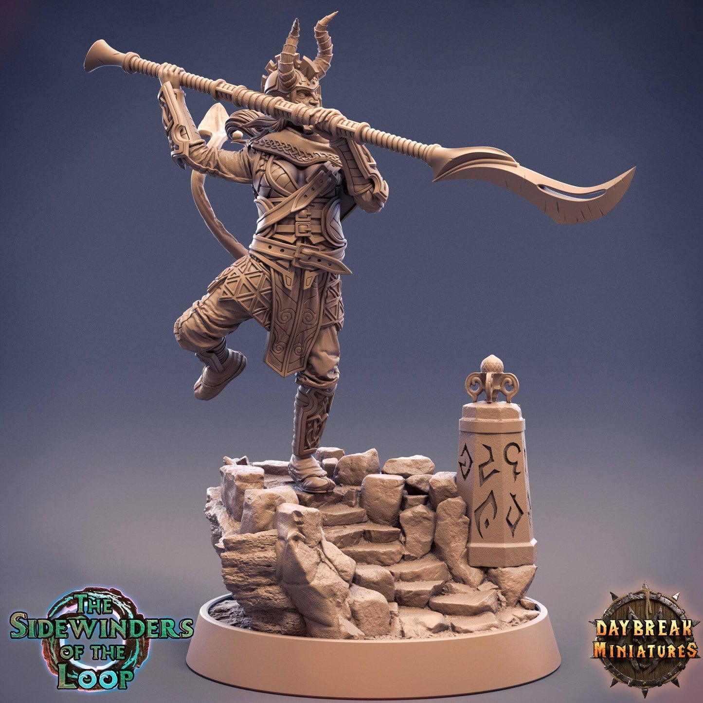 Saanya Shadowlancer, Tiefling | TTRPG D&D Miniature | Daybreak Miniatures - Tattles Told 3D