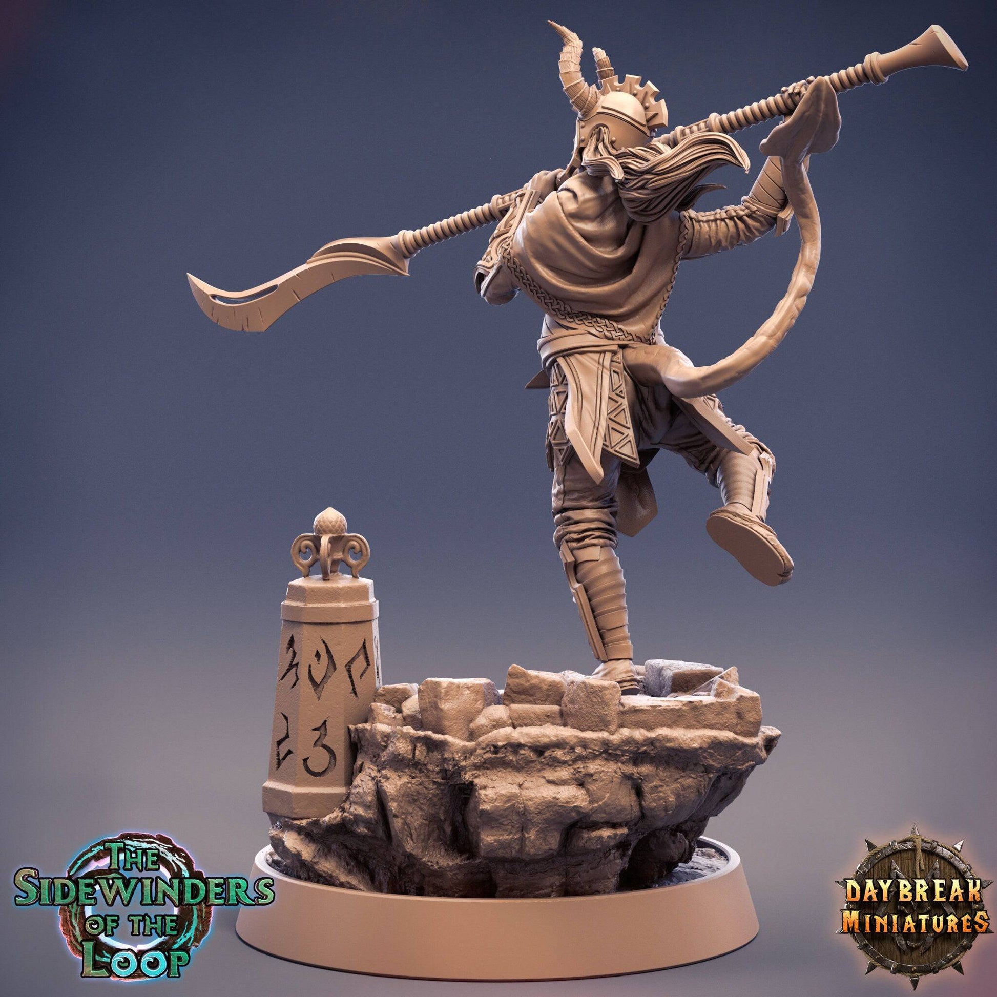 Saanya Shadowlancer, Tiefling | TTRPG D&D Miniature | Daybreak Miniatures - Tattles Told 3D