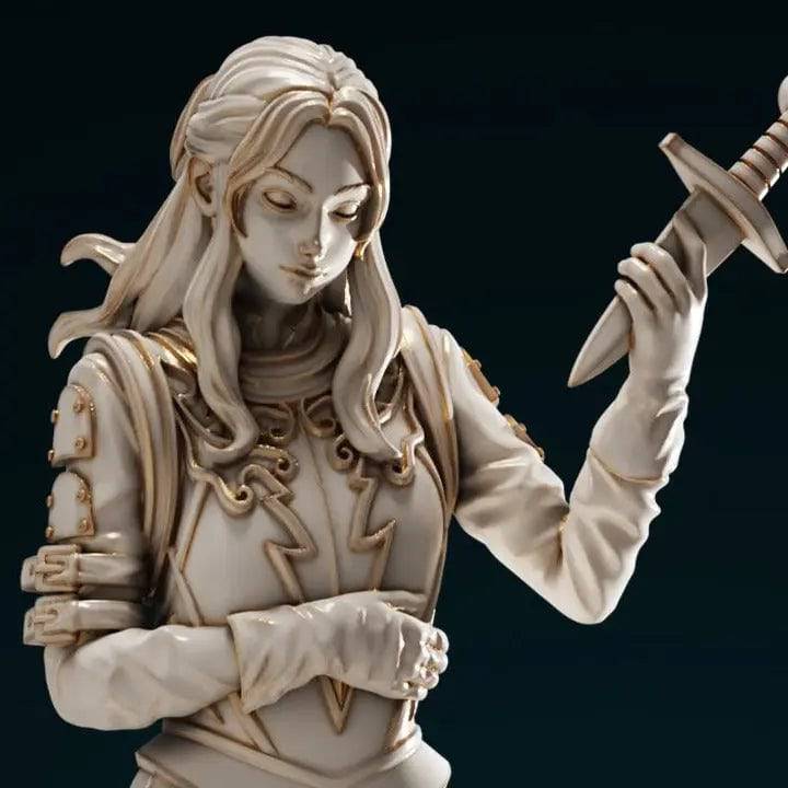 Satada, Changeling Rogue Dagger | D&D Miniature TTRPG Character | DND is a Woman - Tattles Told 3D