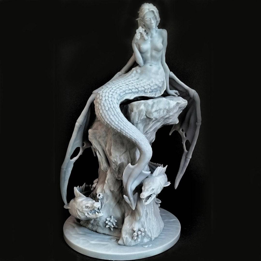 Siren | TTRPG D&D Miniature | Great Grimoire - Tattles Told 3D