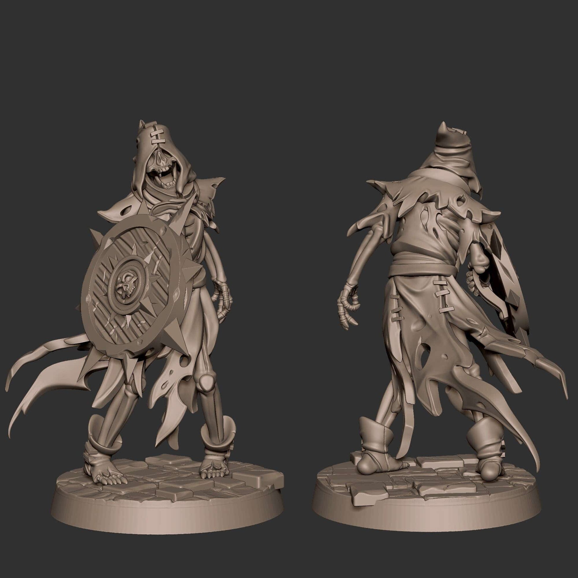 Skeletons Pack | D&D Miniature TTRPG Character | Bite the Bullet - Tattles Told 3D