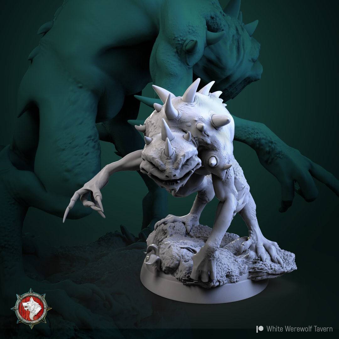 Slaads | TTRPG Miniature | White Werewolf Tavern - Tattles Told 3D