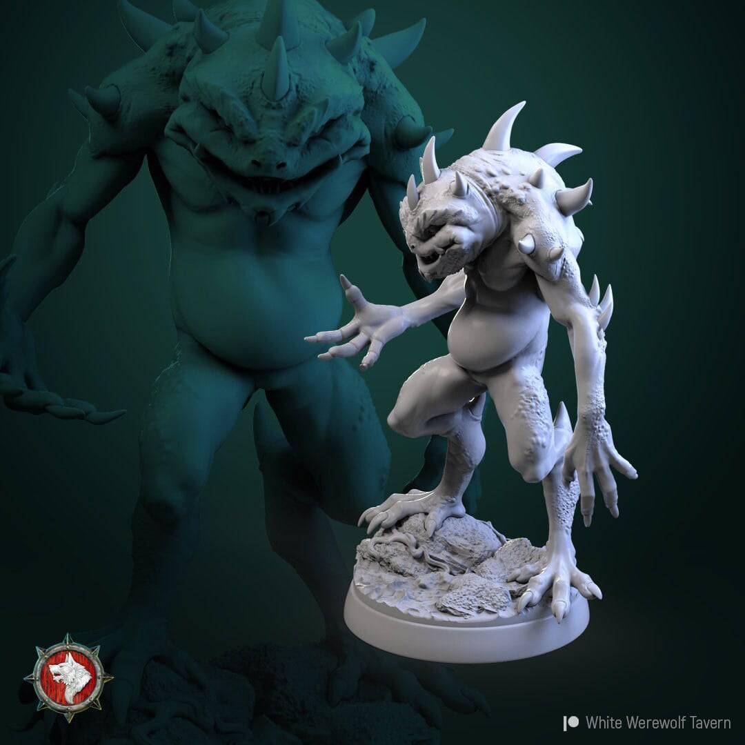 Slaads | TTRPG Miniature | White Werewolf Tavern - Tattles Told 3D