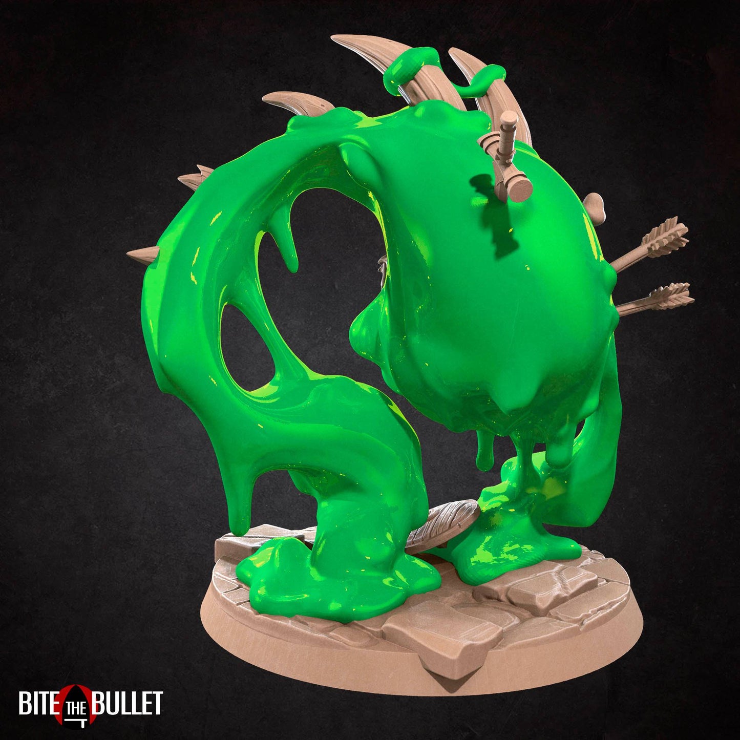 Slime Elemental | D&D Miniature TTRPG Character | Bite the Bullet - Tattles Told 3D