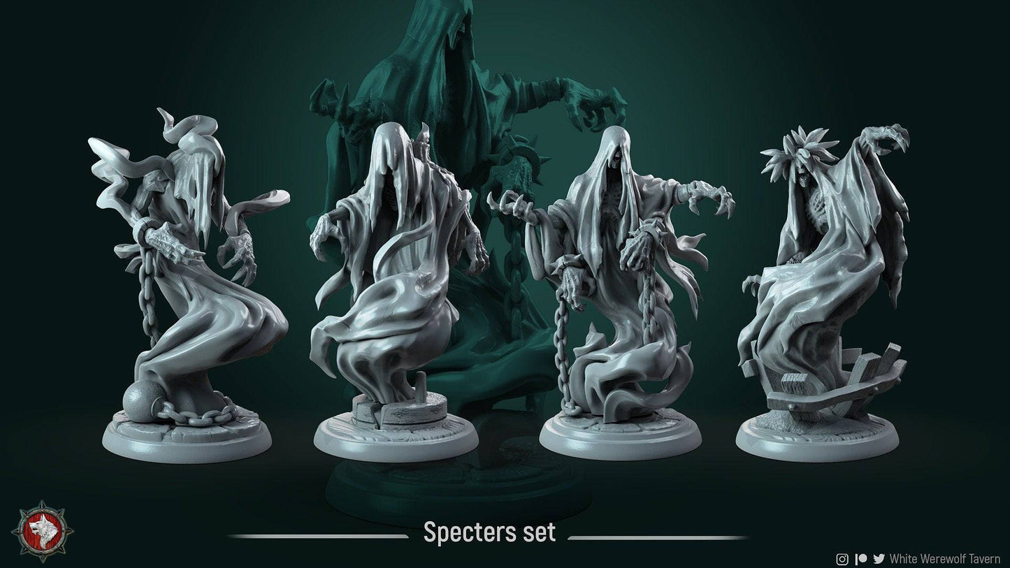 Specters | TTRPG Miniature | White Werewolf Tavern - Tattles Told 3D