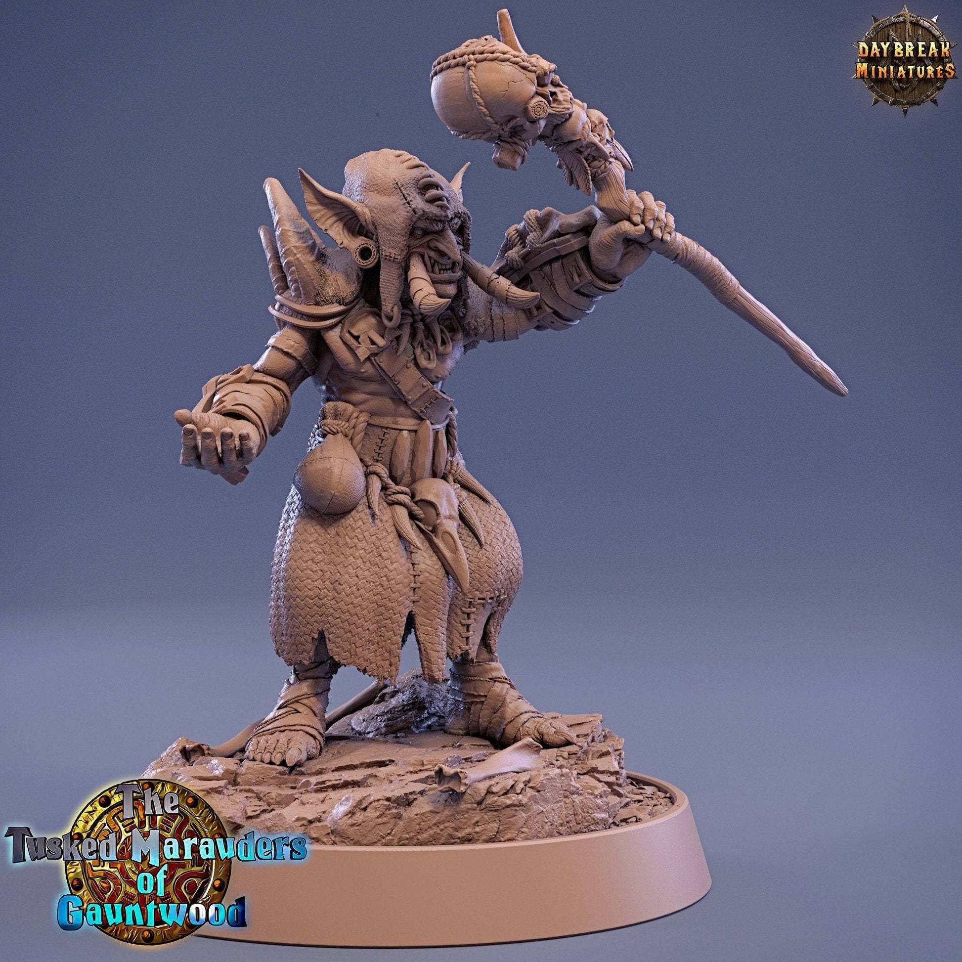 Stanka Noobli, Goblin | TTRPG D&D Miniature | Daybreak Miniatures - Tattles Told 3D