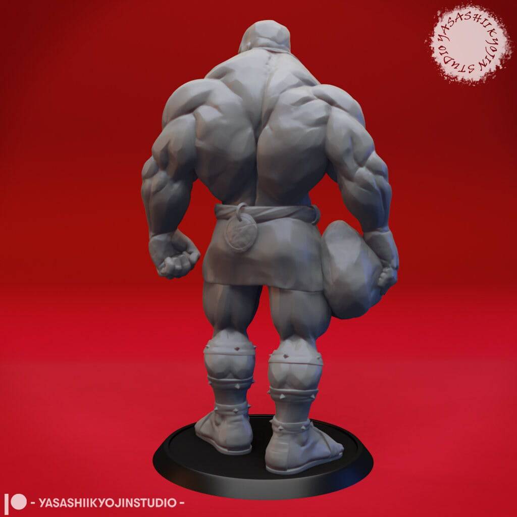 Stone Giant | TTRPG Monster Miniature | Yasashii Kyojin Studio - Tattles Told 3D