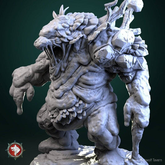 Swamp Golem | TTRPG Miniature | White Werewolf Tavern - Tattles Told 3D