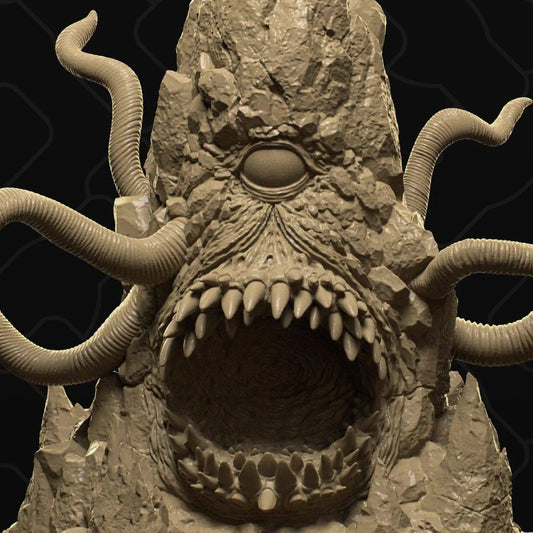 Tentacled Rock Stalagmite, Roper | D&D TTRPG Monster Miniature | Collective Studio - Tattles Told 3D