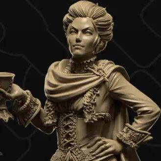 Thieves' Guild Leader Rogue Pirate | D&D TTRPG Character Miniature | Collective Studio - Tattles Told 3D