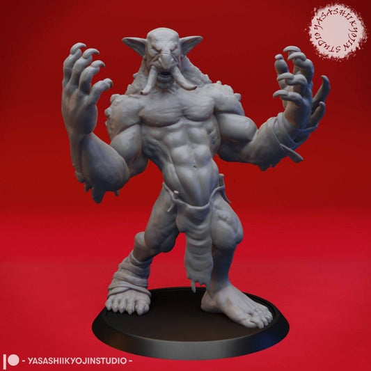 Troll | TTRPG Monster Miniature | Yasashii Kyojin Studio - Tattles Told 3D