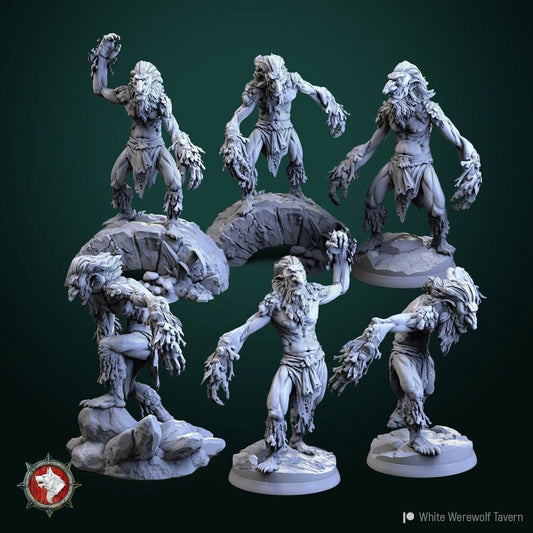 Trolls | TTRPG Miniature | White Werewolf Tavern - Tattles Told 3D