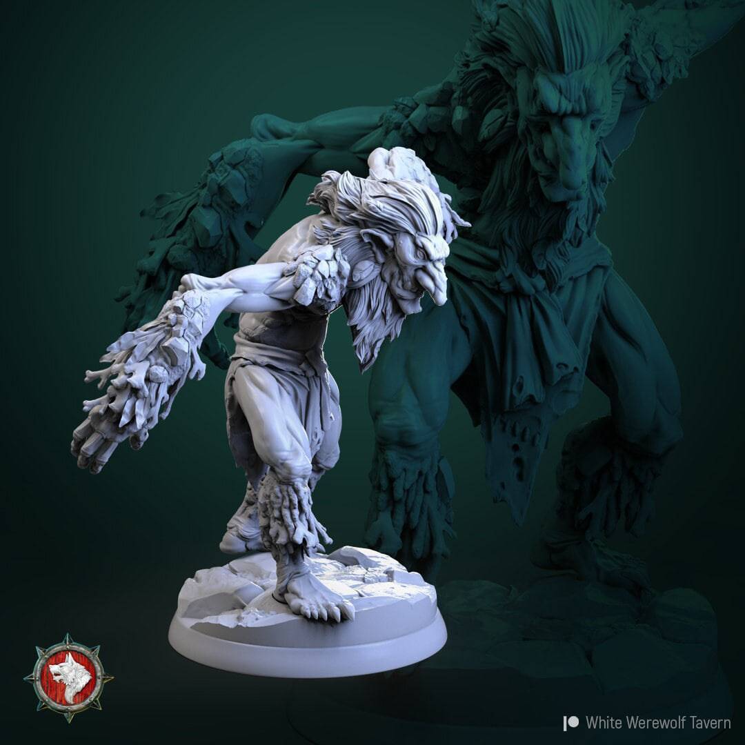 Trolls | TTRPG Miniature | White Werewolf Tavern - Tattles Told 3D