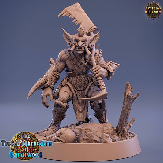 Ugnar Geesho, Goblin | TTRPG D&D Miniature | Daybreak Miniatures - Tattles Told 3D