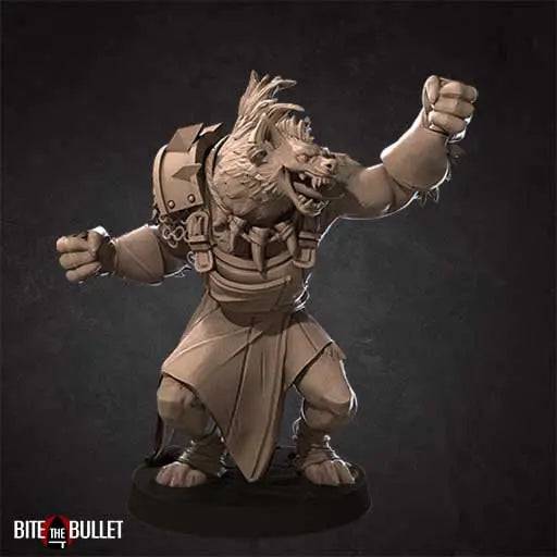 Ukor, Butcher Gnoll | D&D Miniature TTRPG Character | Bite the Bullet - Tattles Told 3D