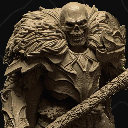 Undead Skeleton Commander | D&D TTRPG Monster Miniature | Collective Studio - Tattles Told 3D