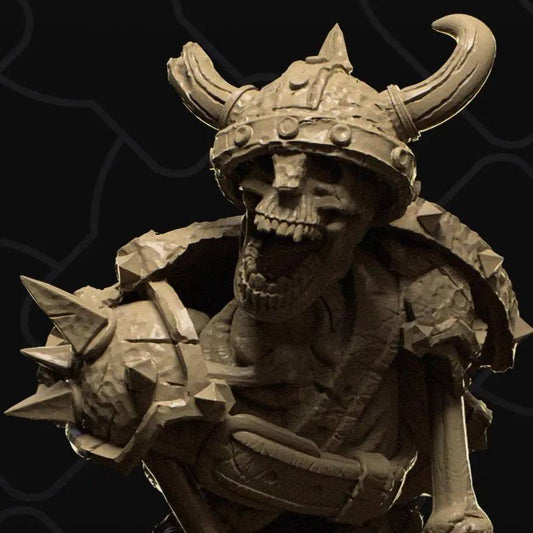 Undead Skeleton Warrior | D&D TTRPG Monster Miniature | Collective Studio - Tattles Told 3D