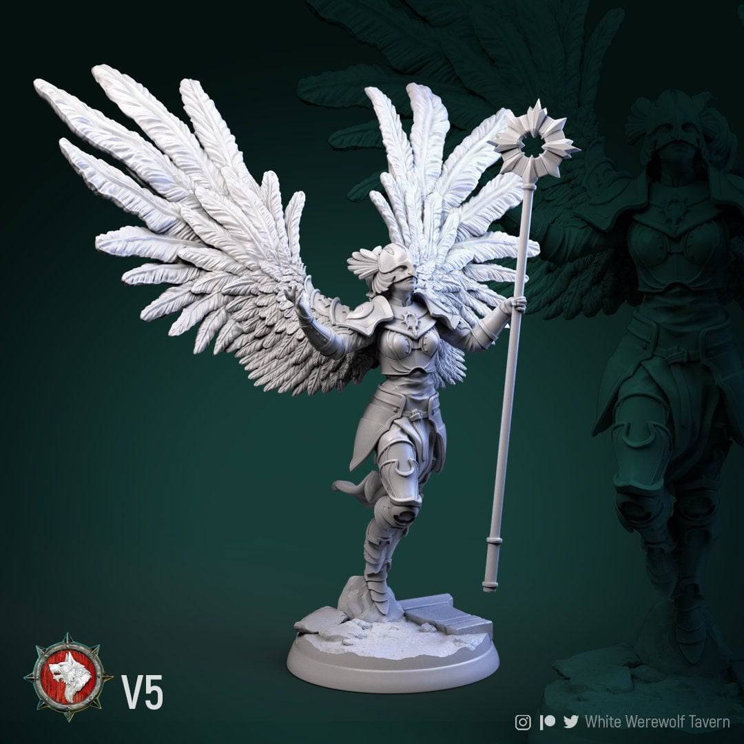 Valkyries | TTRPG Miniature | White Werewolf Tavern - Tattles Told 3D