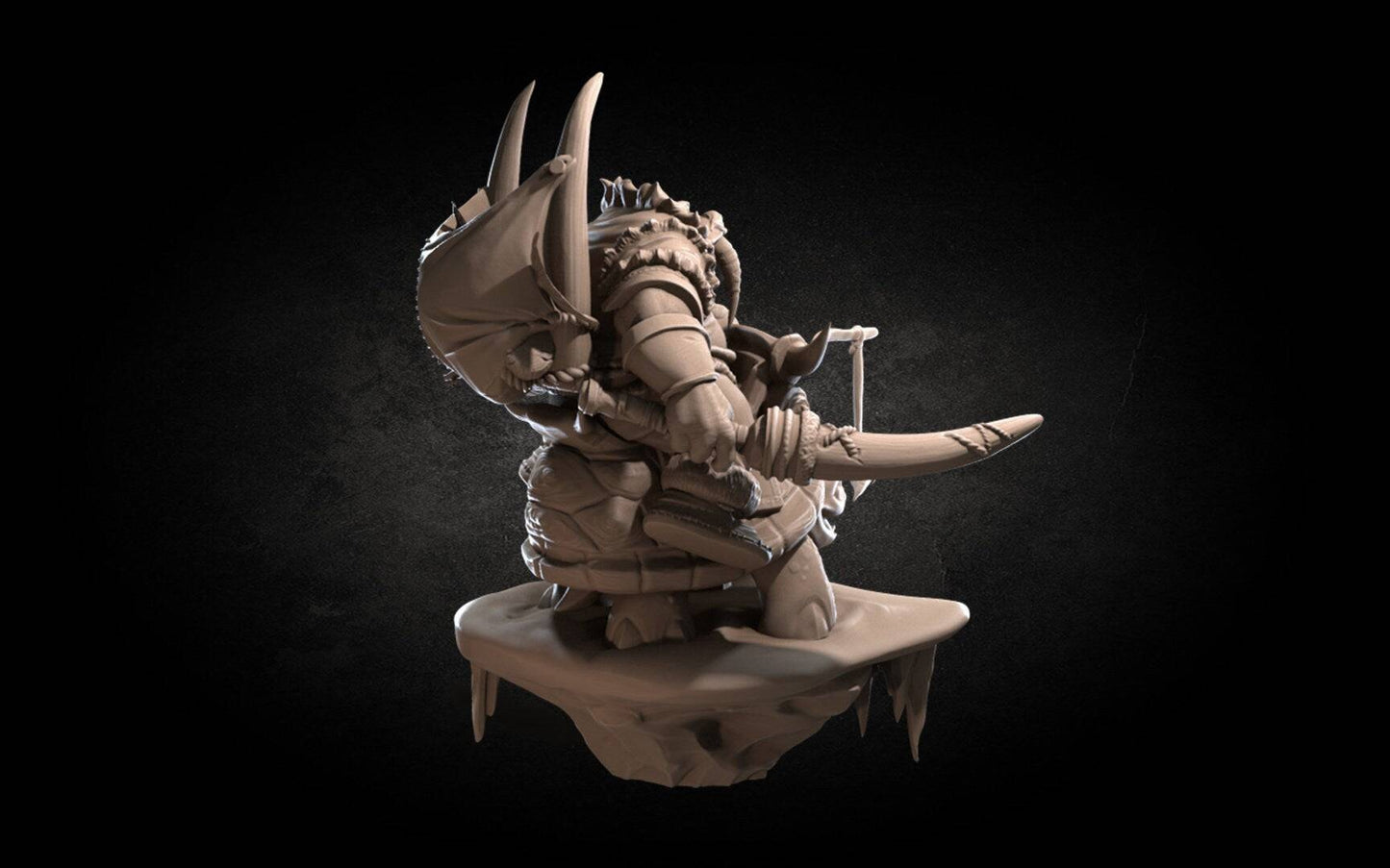 Walrus Warrior | D&D Miniature TTRPG Character | Bite the Bullet - Tattles Told 3D