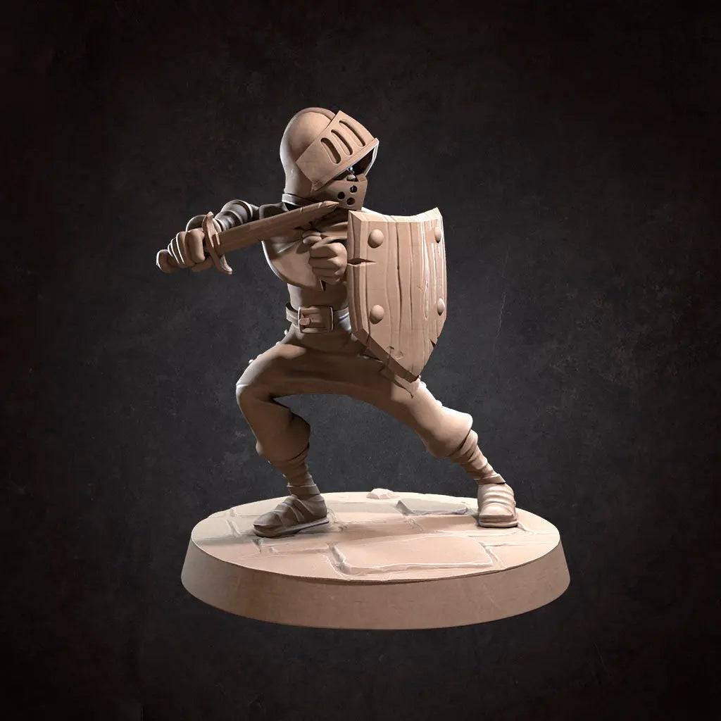 Young Squire | D&D Miniature TTRPG Character | Bite the Bullet - Tattles Told 3D