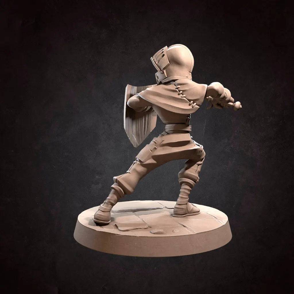 Young Squire | D&D Miniature TTRPG Character | Bite the Bullet - Tattles Told 3D