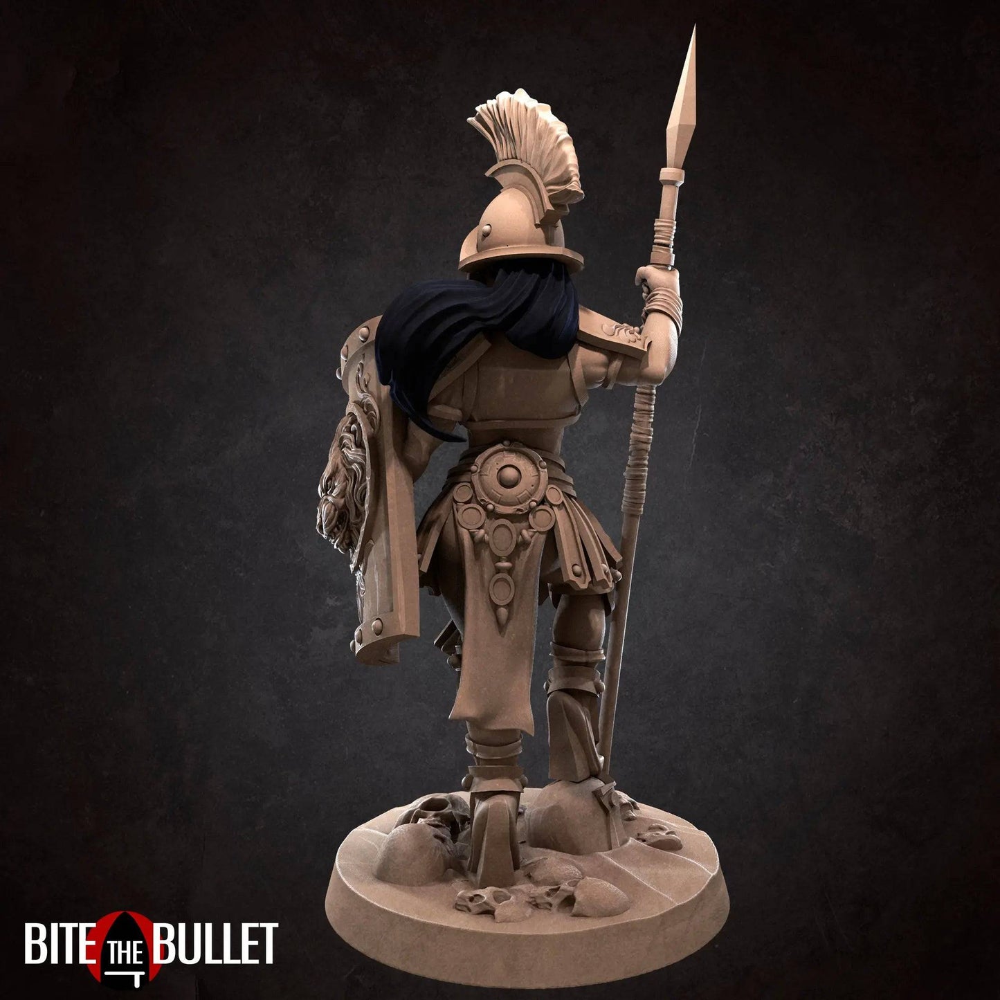 Kalista, Pinup SFW NSFW Lovely Woman, Gladiator Greek Spartan Soldier | D&D Miniature Pinup | Bite the Bullet - Tattles Told 3D
