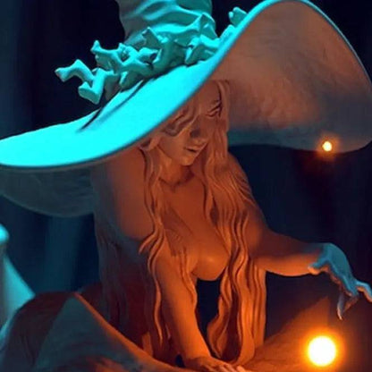 Malva, Witch on the Toad | Pin Up Miniature | Blackthorn Miniatures