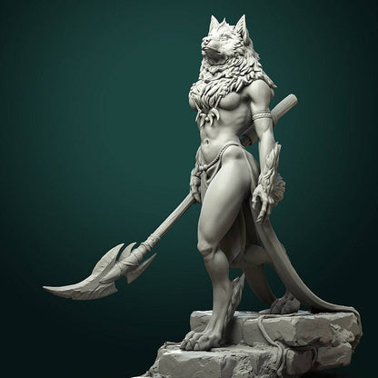 Oleana, Werewolf Queen | Display Miniature | White Werewolf Tavern