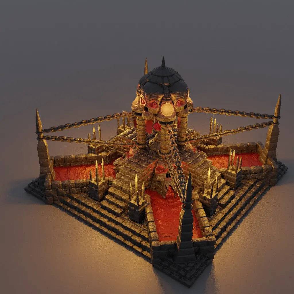 Altar of Sacrifice | D&D TTRPG Playable Building Miniature | MiniatureLand - Tattles Told 3D