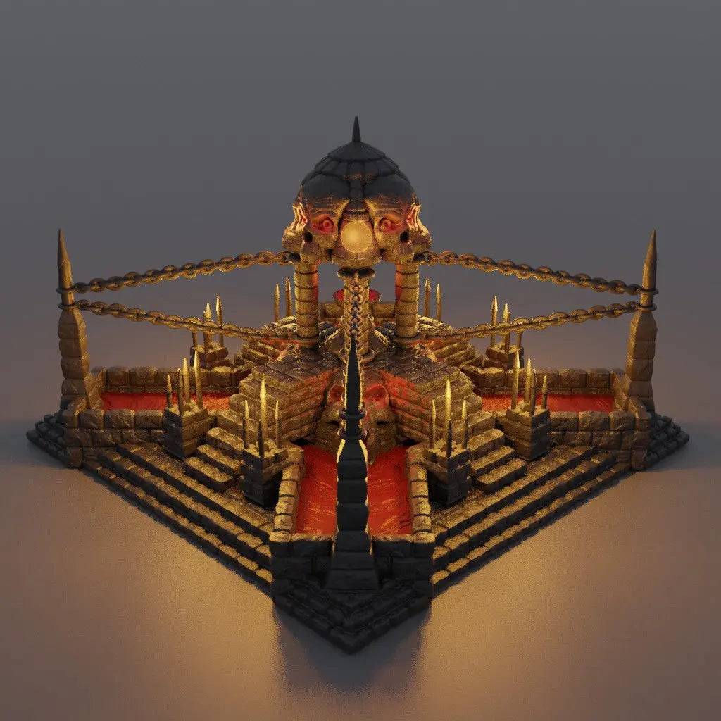 Altar of Sacrifice | D&D TTRPG Playable Building Miniature | MiniatureLand - Tattles Told 3D