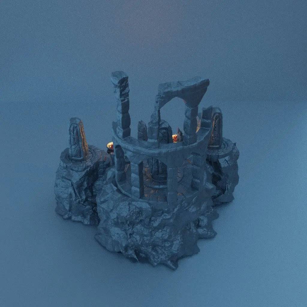 Ancient Runestones | D&D TTRPG Playable Building Miniature | MiniatureLand - Tattles Told 3D