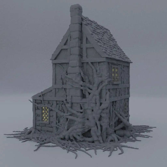 Corrupted Farmhouse | D&D TTRPG Playable Building Miniature | MiniatureLand - Tattles Told 3D