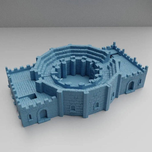 Medieval Arena | D&D TTRPG Playable Building Miniature | MiniatureLand - Tattles Told 3D