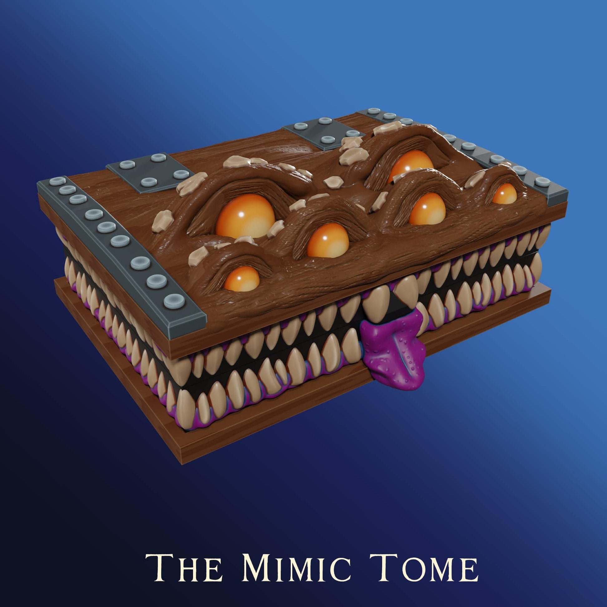 The Librarian's Tome, The Mimic Form | 3D Printed Gaming Storage Accessory | XYKit - Tattles Told 3D