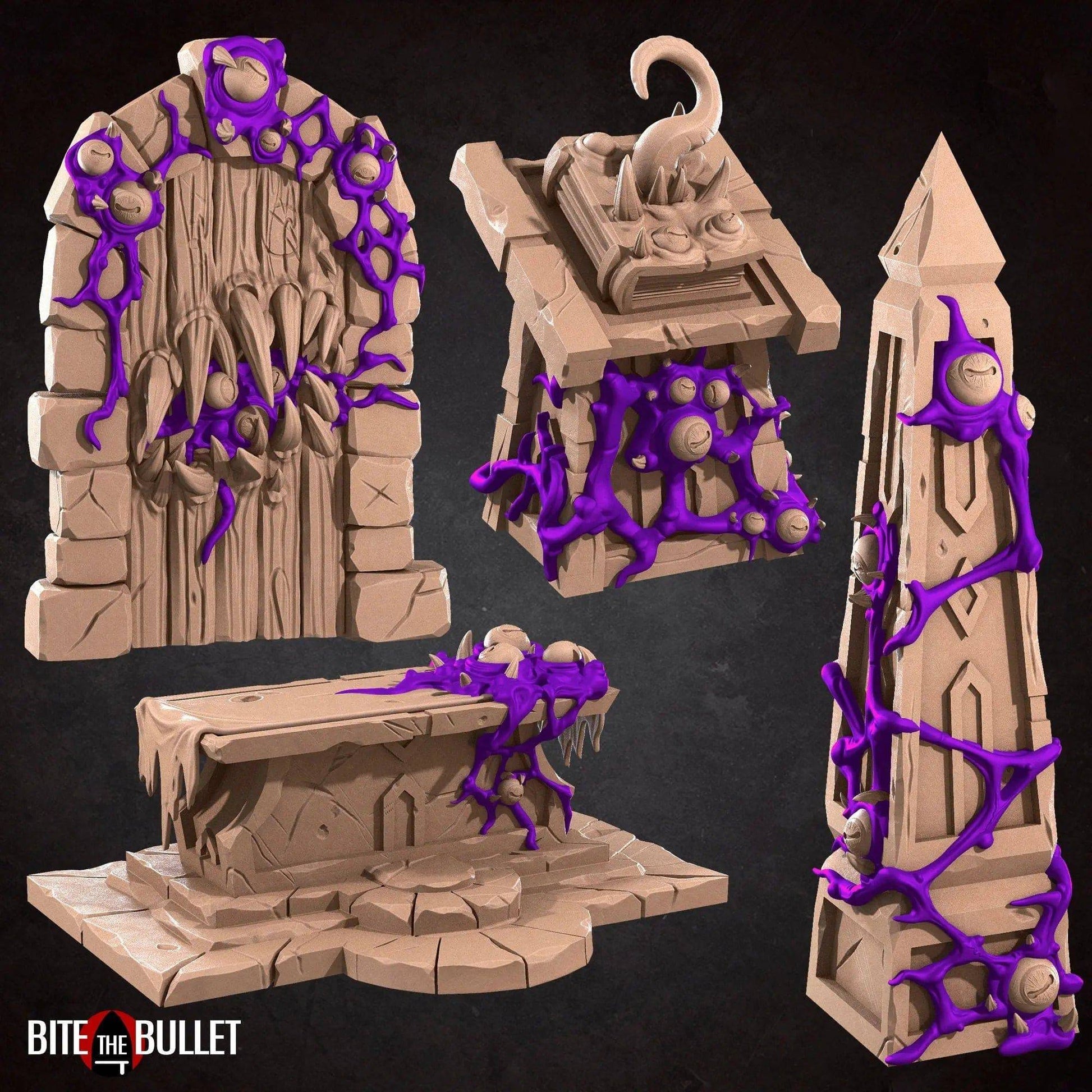 Ancients Pack | D&D Scatter Mini Cultists | Bite the Bullet - Tattles Told 3D