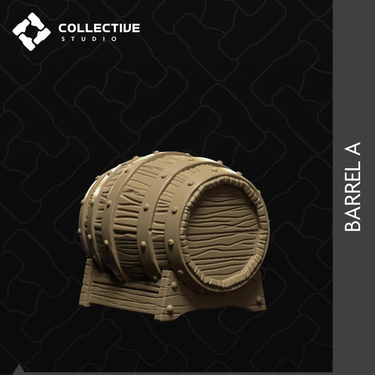 Barrel | D&D Scatter Mini | Collective Studio - Tattles Told 3D