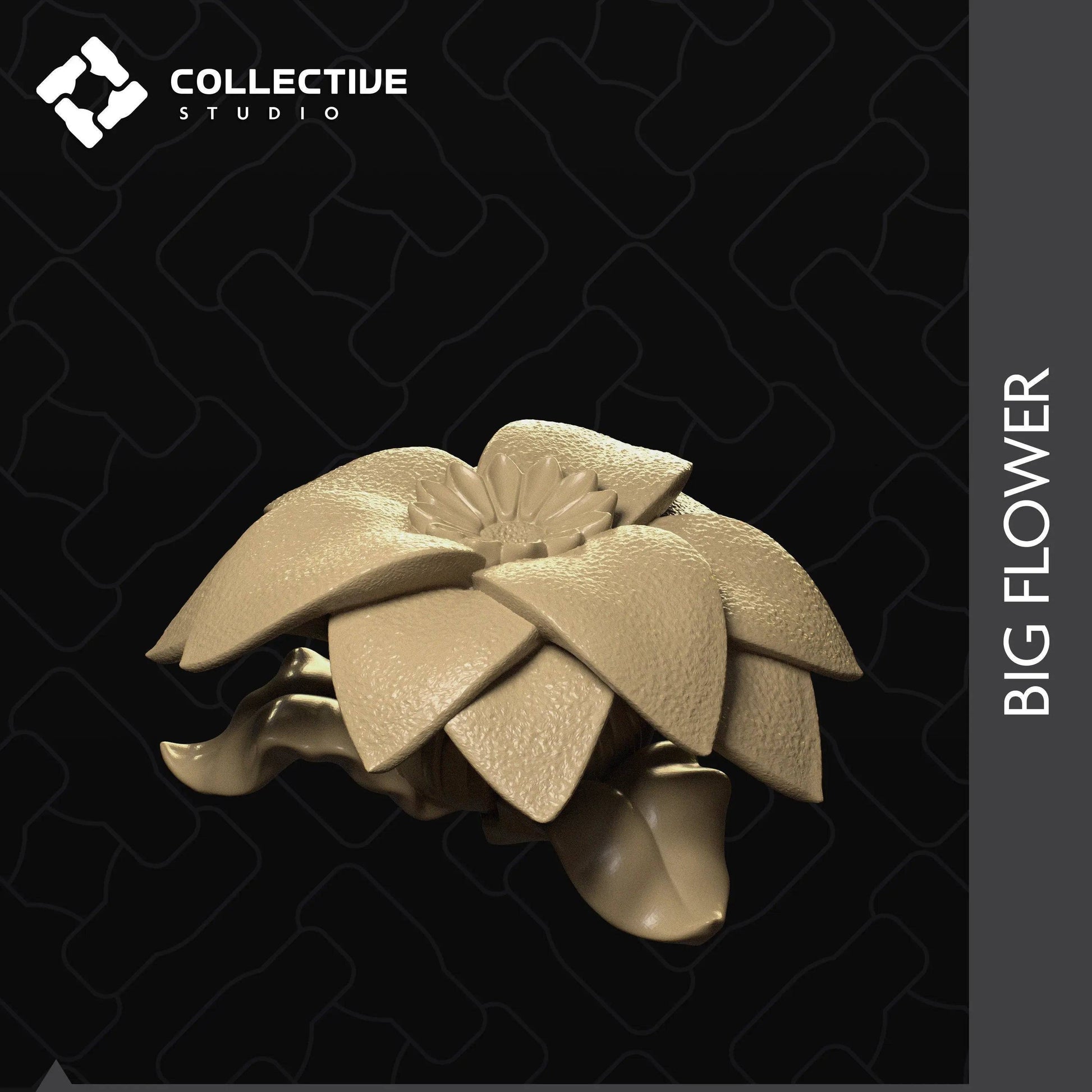 Big Flower | D&D Scatter Mini | Collective Studio - Tattles Told 3D