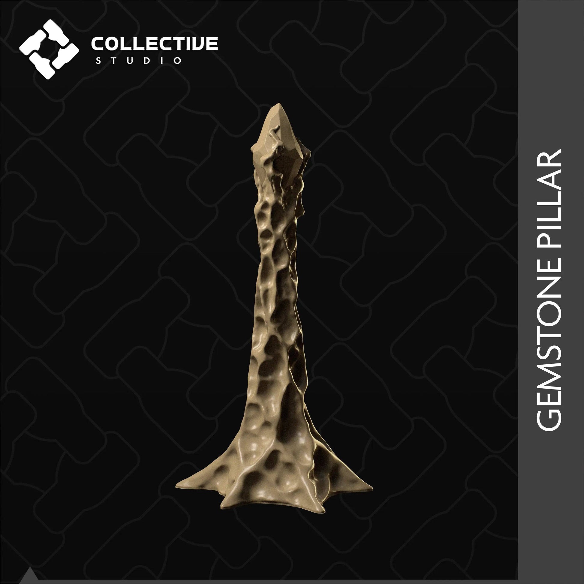 Gemstone PIllar | D&D Scatter Mini | Collective Studio - Tattles Told 3D
