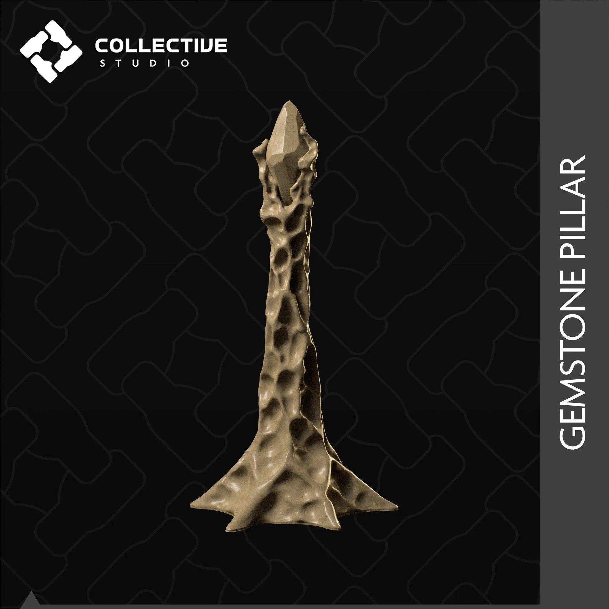 Gemstone PIllar | D&D Scatter Mini | Collective Studio - Tattles Told 3D