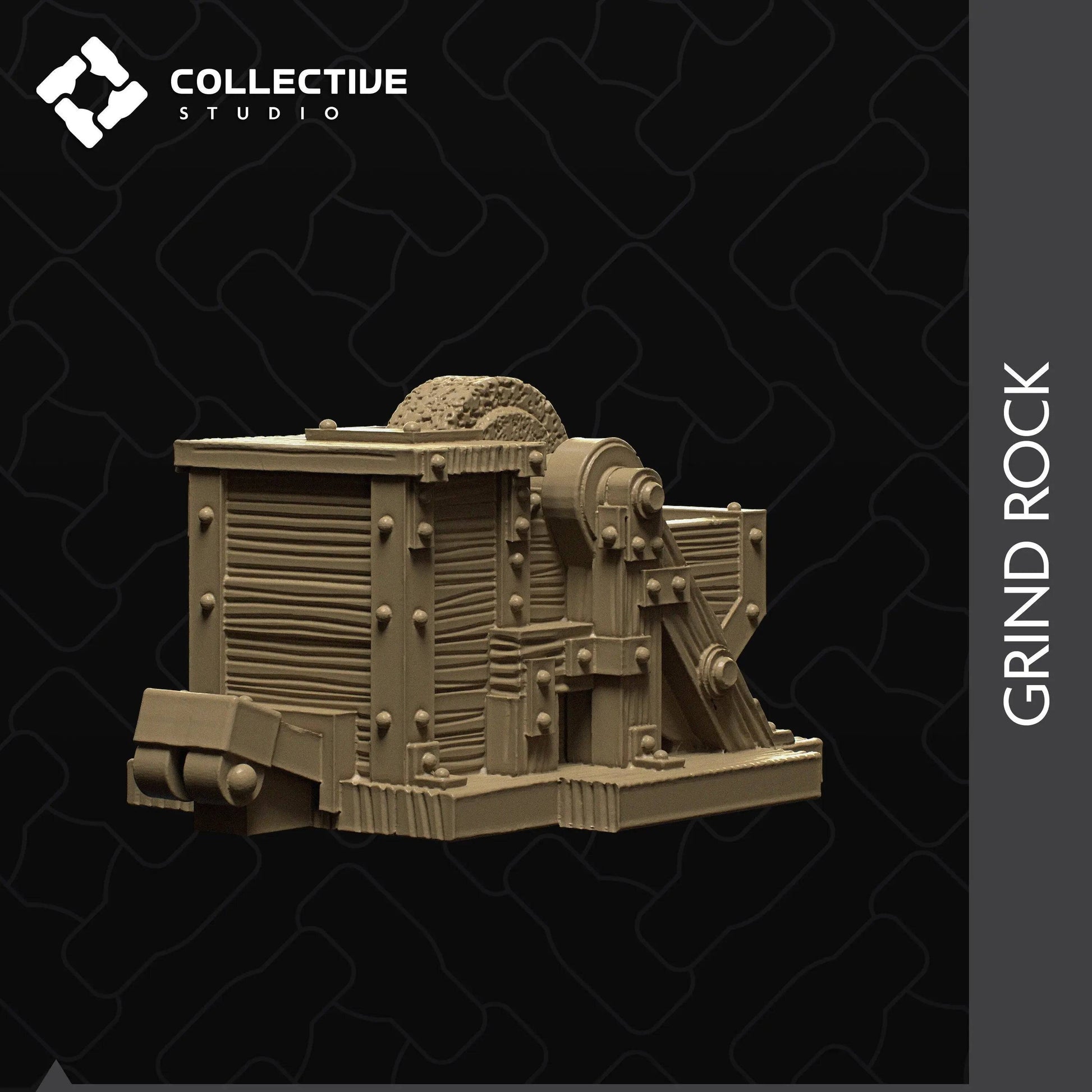 Grind Rock | D&D Scatter Mini | Collective Studio - Tattles Told 3D