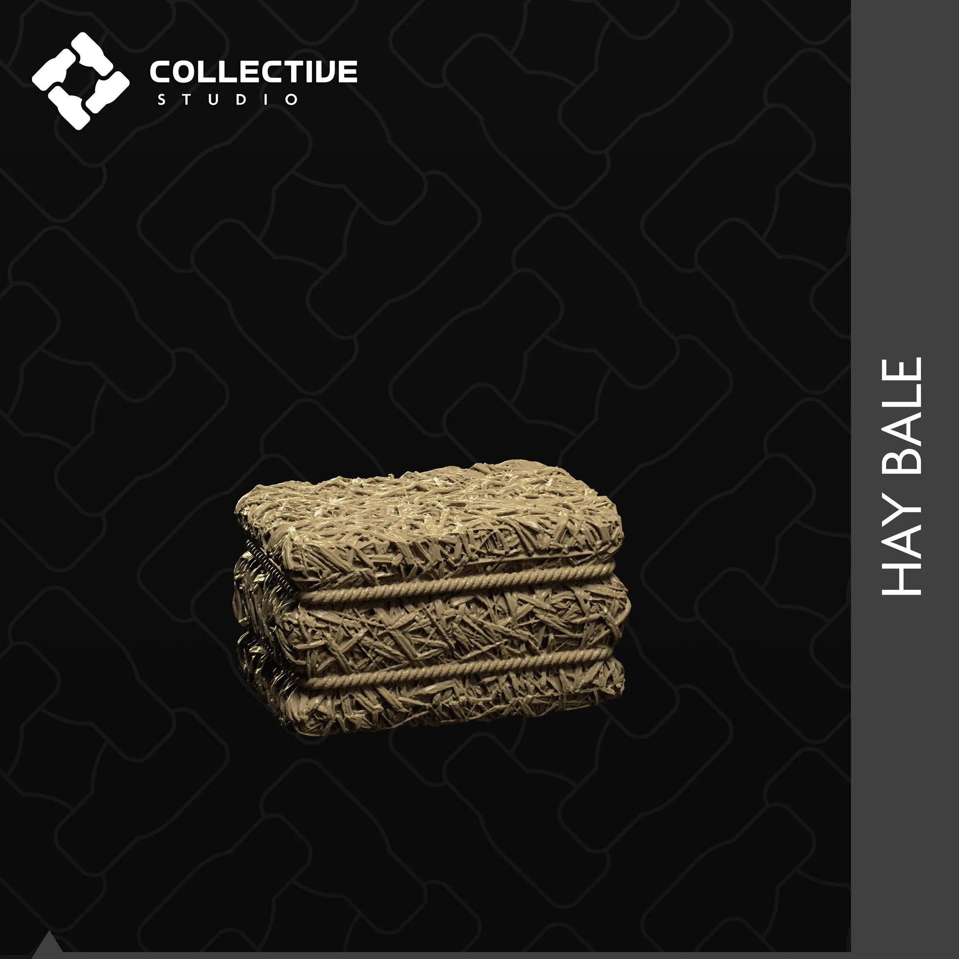 Hay Bale | D&D Scatter Mini | Collective Studio - Tattles Told 3D