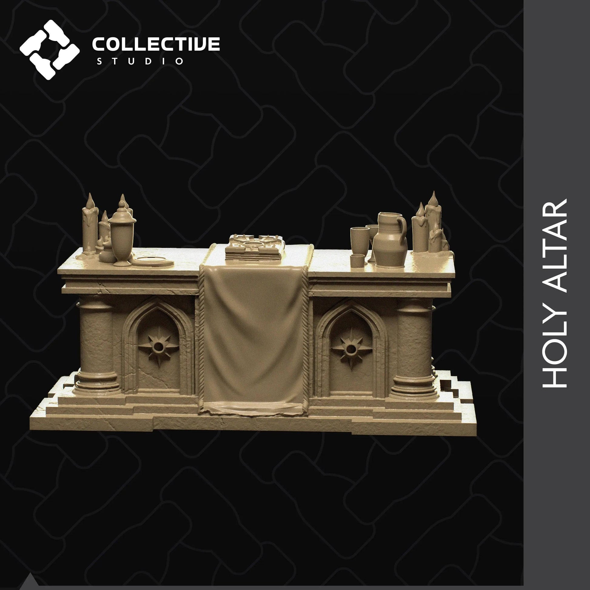 Holy Altar | D&D Scatter Mini | Collective Studio - Tattles Told 3D